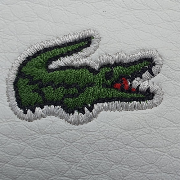 Lacoste Girls White Trainers Pink Detailing Vgc uk1 summer Sneakers - Picture 6 of 16